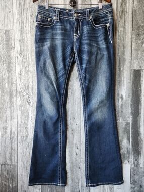 Miss Me Mid Rise Boot Cut Denim Jeans Size 29X33